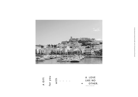 Prints of Ibiza gift card for premium fine art photography wall art collection