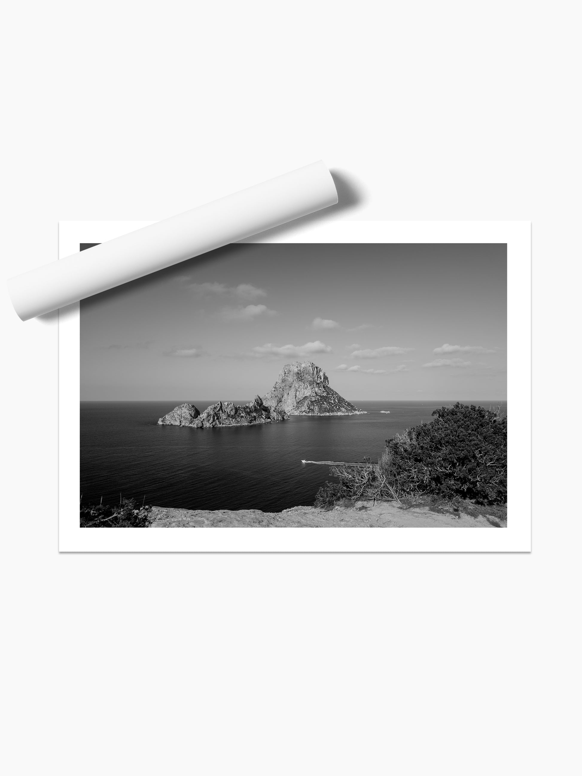 ES VEDRAOUTCROP B&W . IBIZA ES VEDRA