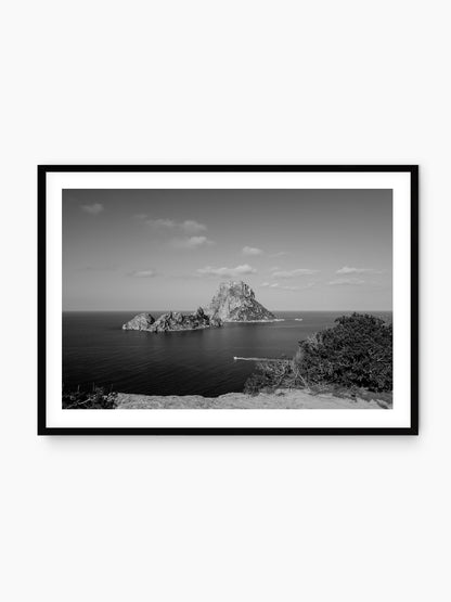ES VEDRAOUTCROP B&W . IBIZA ES VEDRA