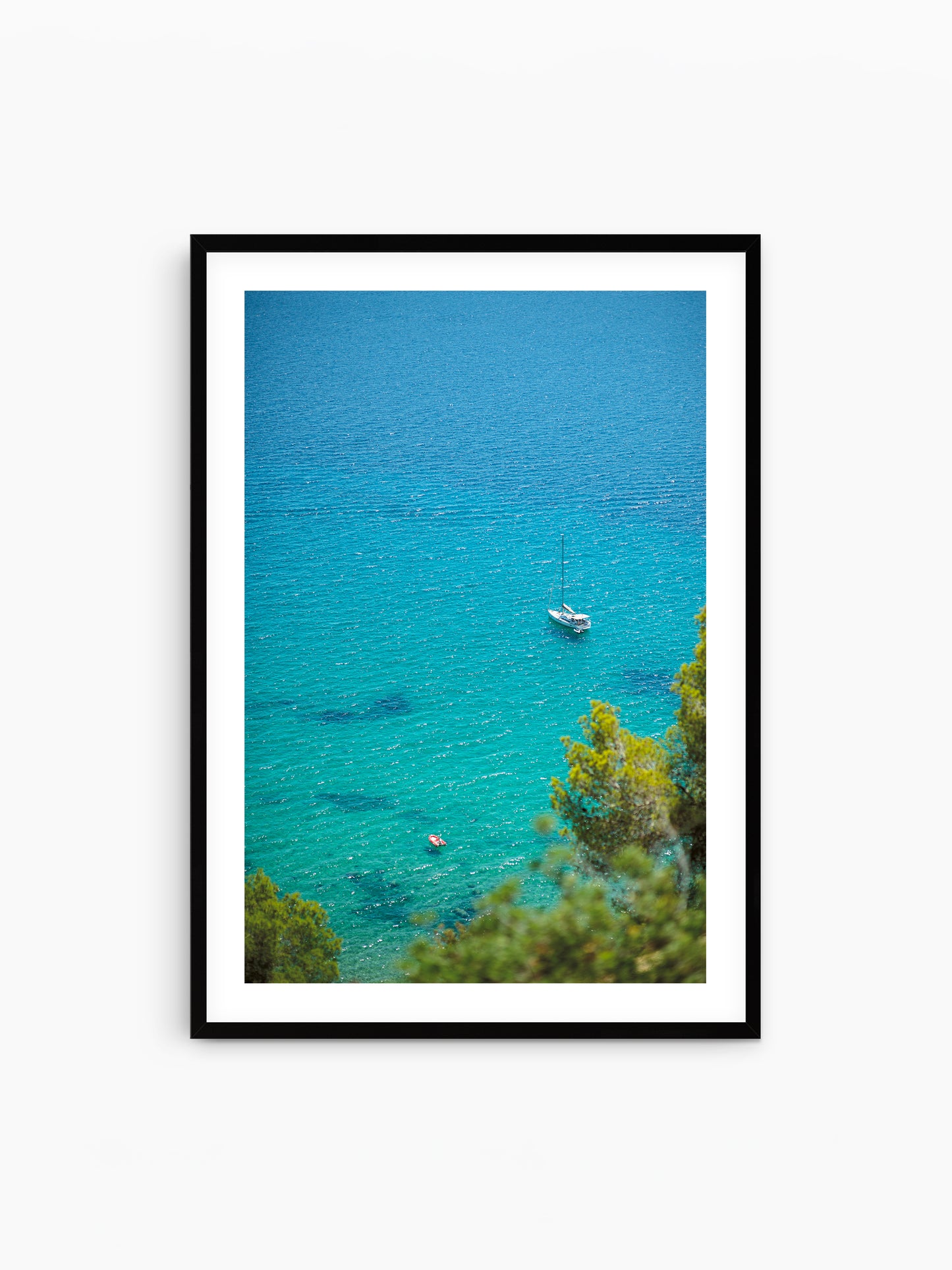 TWO BOATS . IBIZA SEASCAPES