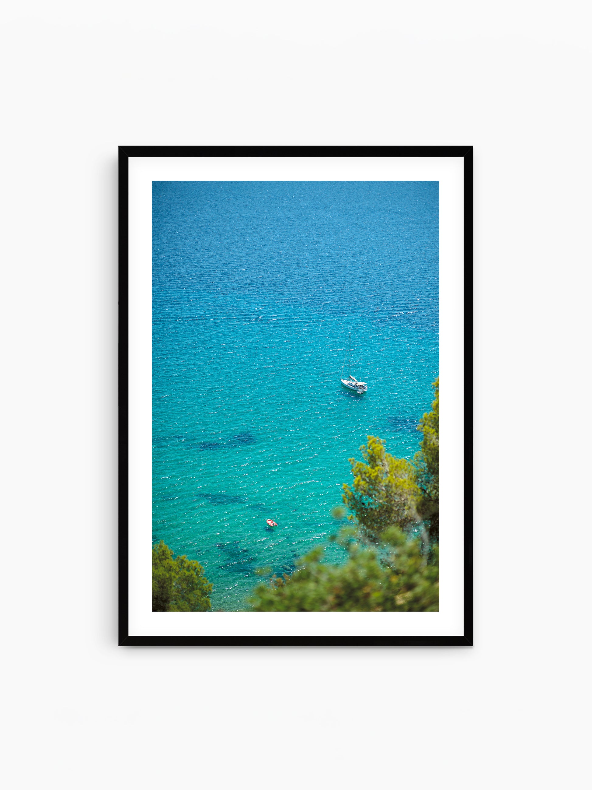 TWO BOATS . IBIZA SEASCAPES