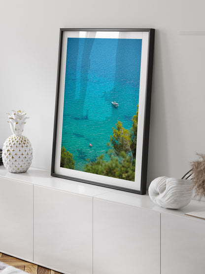 TWO BOATS . IBIZA SEASCAPES