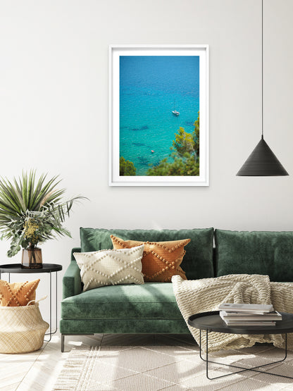 TWO BOATS . IBIZA SEASCAPES